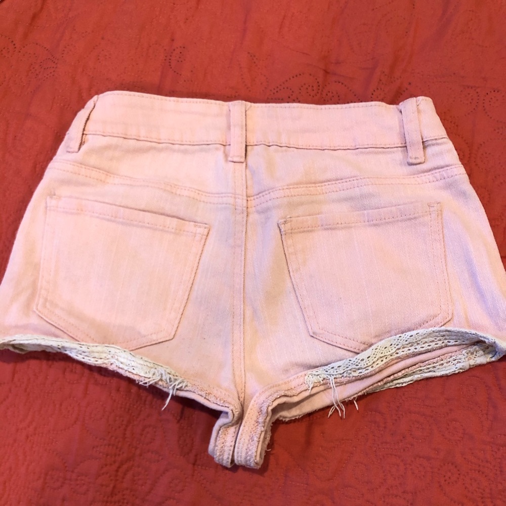 Baby pink shorts